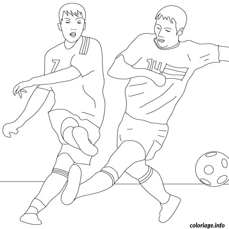 Coloriage Espagne foot - Espagne à imprimer