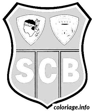Coloriage Foot logo bastia - Foot à imprimer
