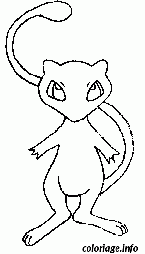 Coloriage Pokemon 151 mew bis - Pokémon à imprimer