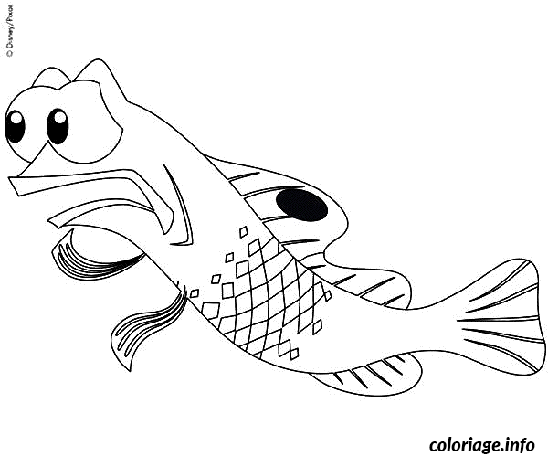 Coloriage Poisson - Poisson à imprimer