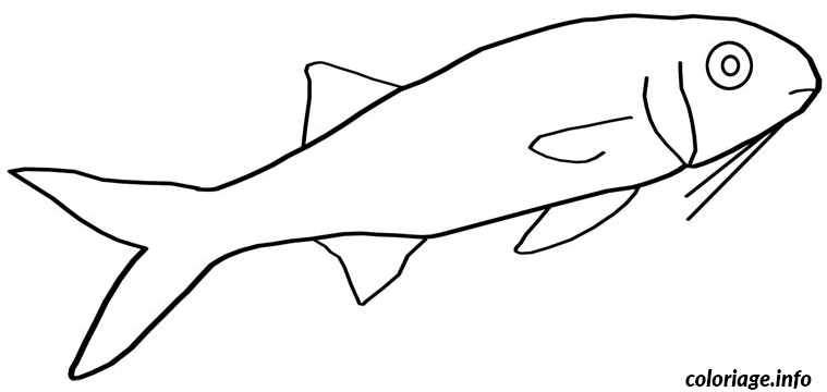 Coloriage Poisson d'avril a colorier - Poisson à imprimer