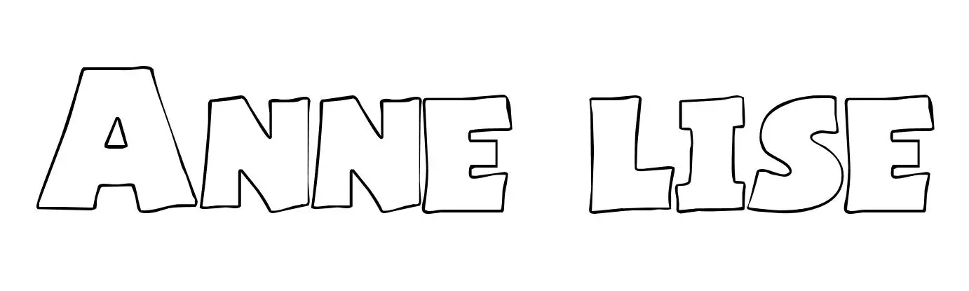 Anne Lise coloring page to print