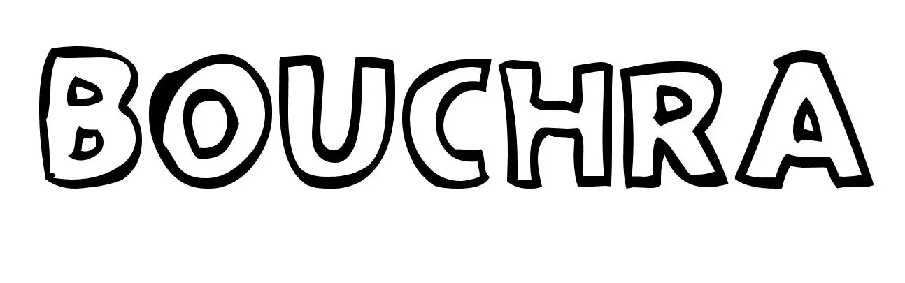 Bouchra coloring page to print