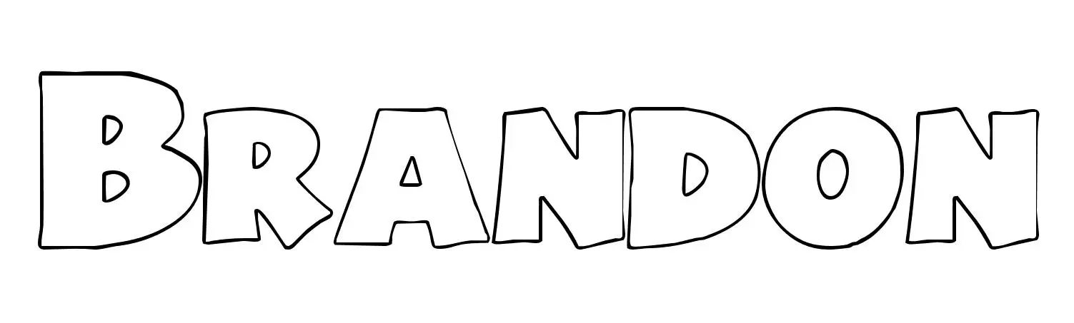 Brandon coloring page to print