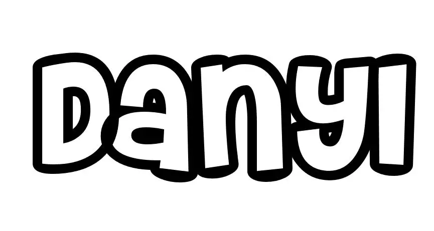 Danyl coloring page to print