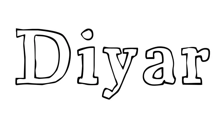 Diyar coloring page to print
