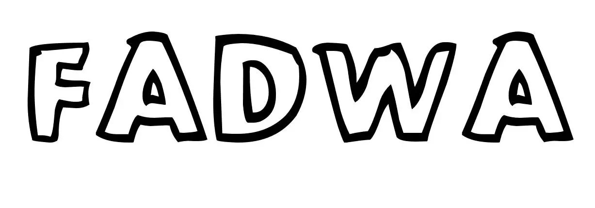 Coloriage Fadwa - Prénom à imprimer