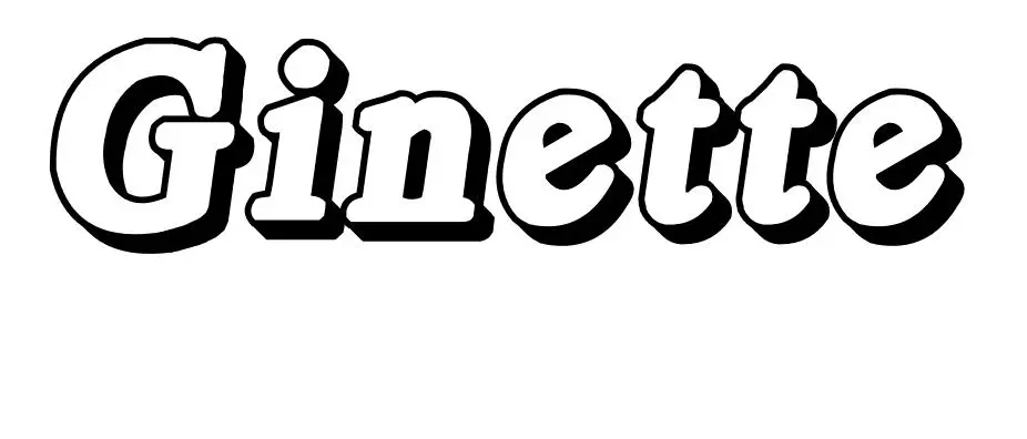 Ginette coloring page to print