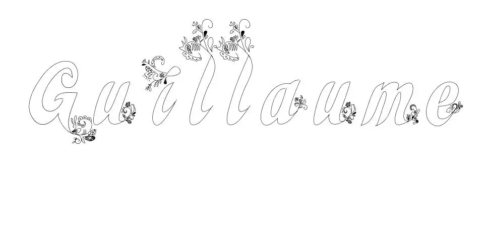 Guillaume coloring page to print