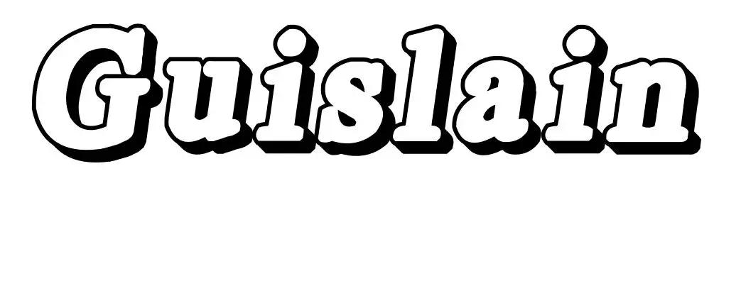 Guislain Name Coloring Page coloring page to print