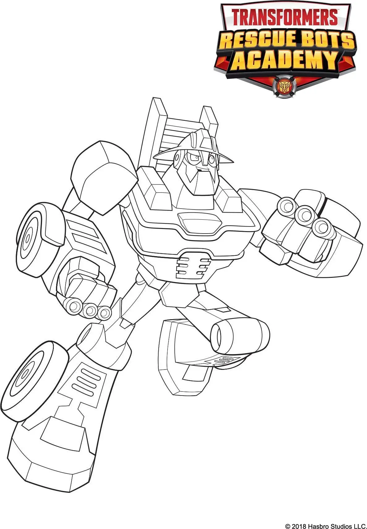 Coloriage Gulli Hoist Transformers - Gulli à imprimer