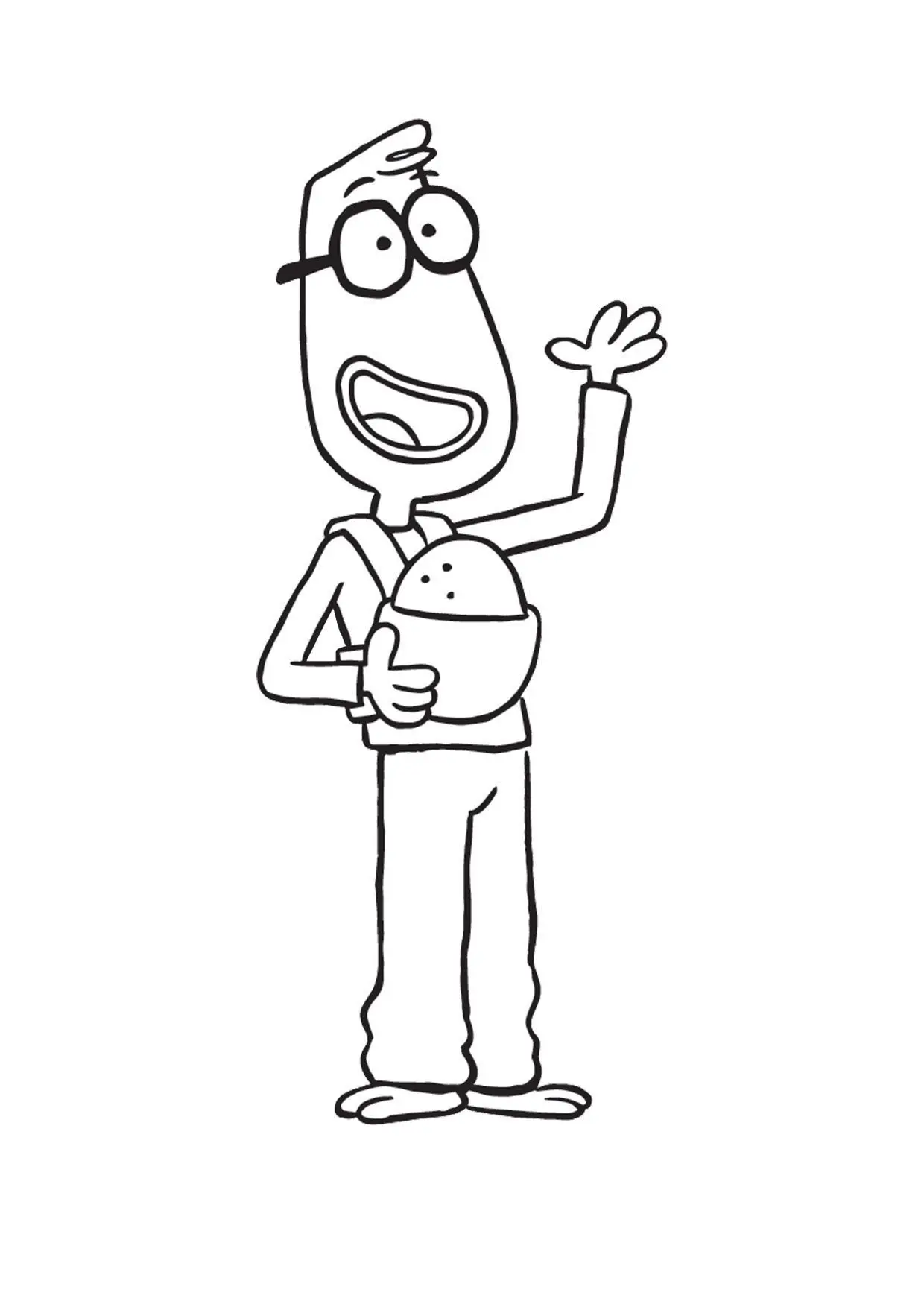 Coloriage Gulli Irving - Gulli à imprimer