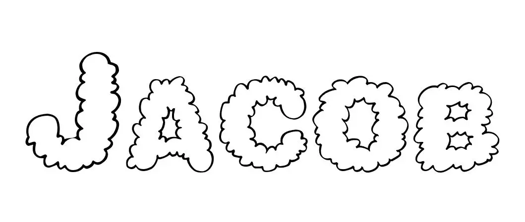 Jacob coloring page to print