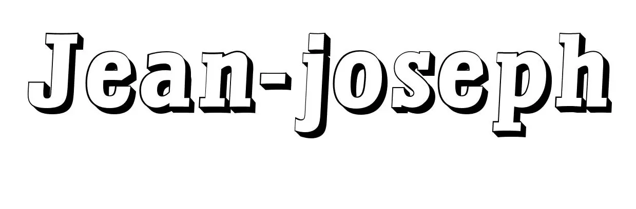 Jean Joseph coloring page to print