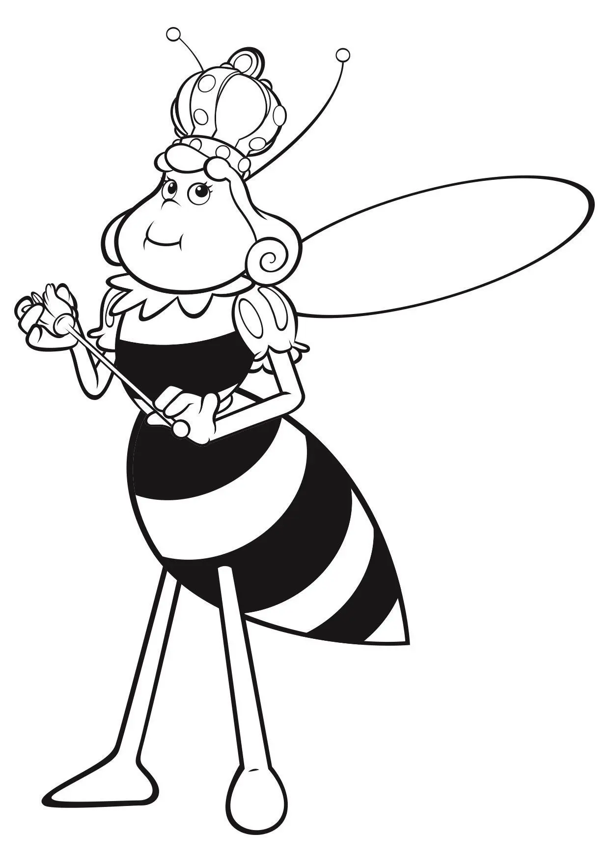 Coloriage La Reine - Gulli à imprimer