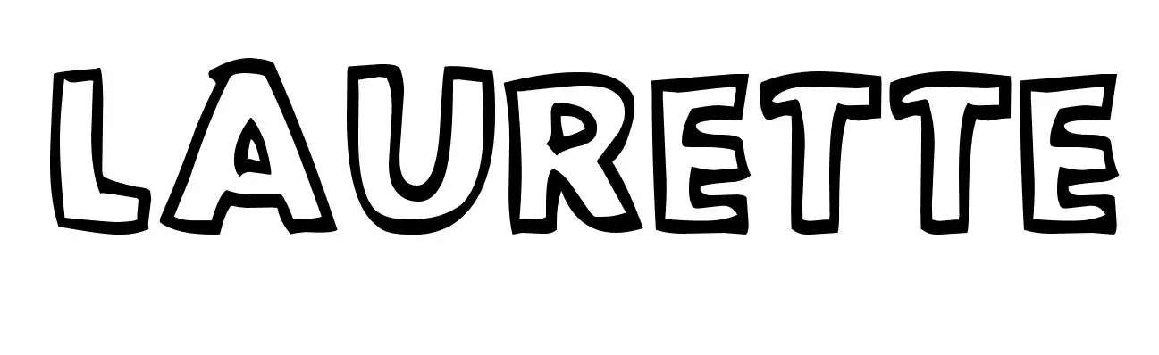 Laurette coloring page to print
