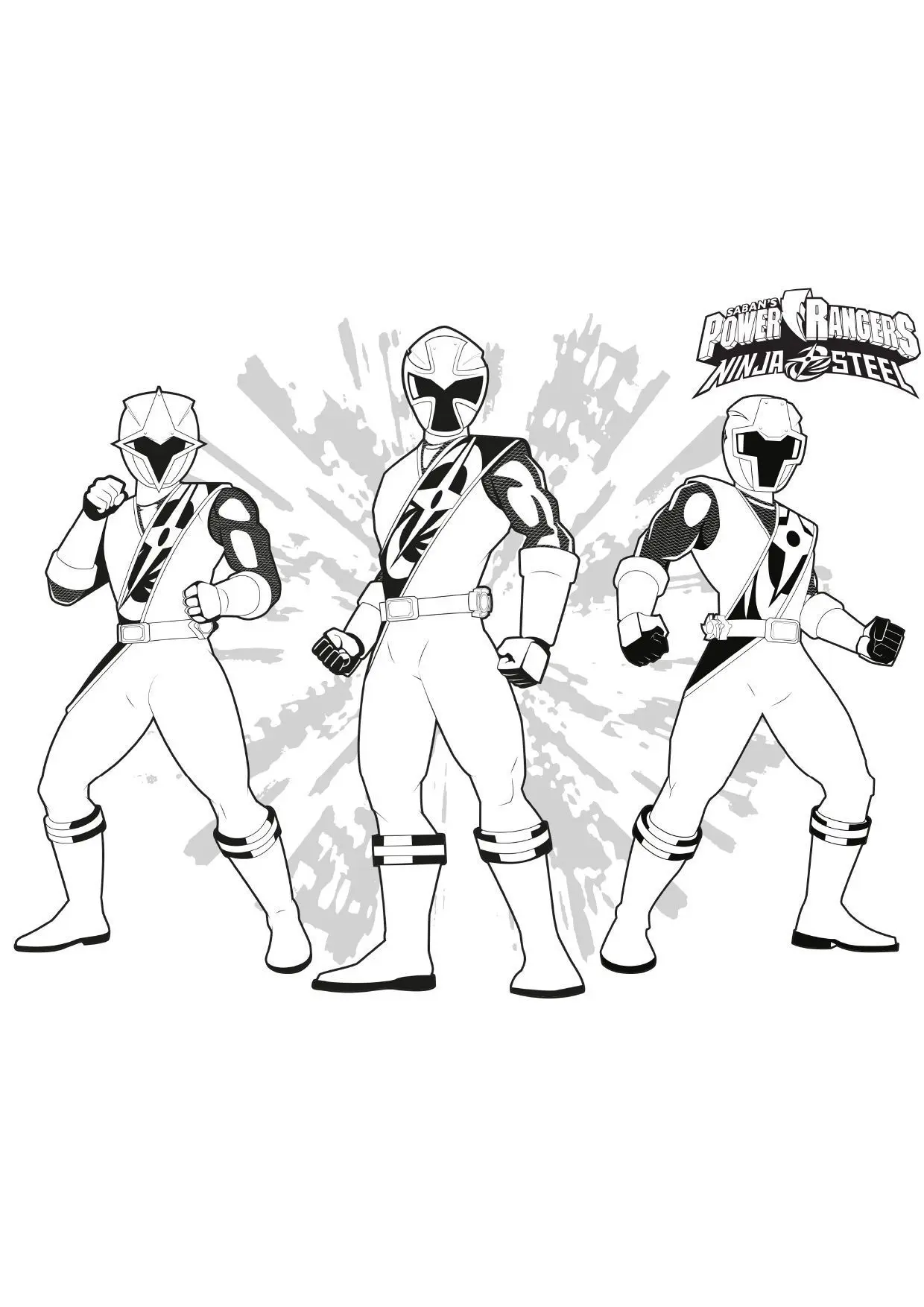 Coloriage Les Rangers - Gulli à imprimer