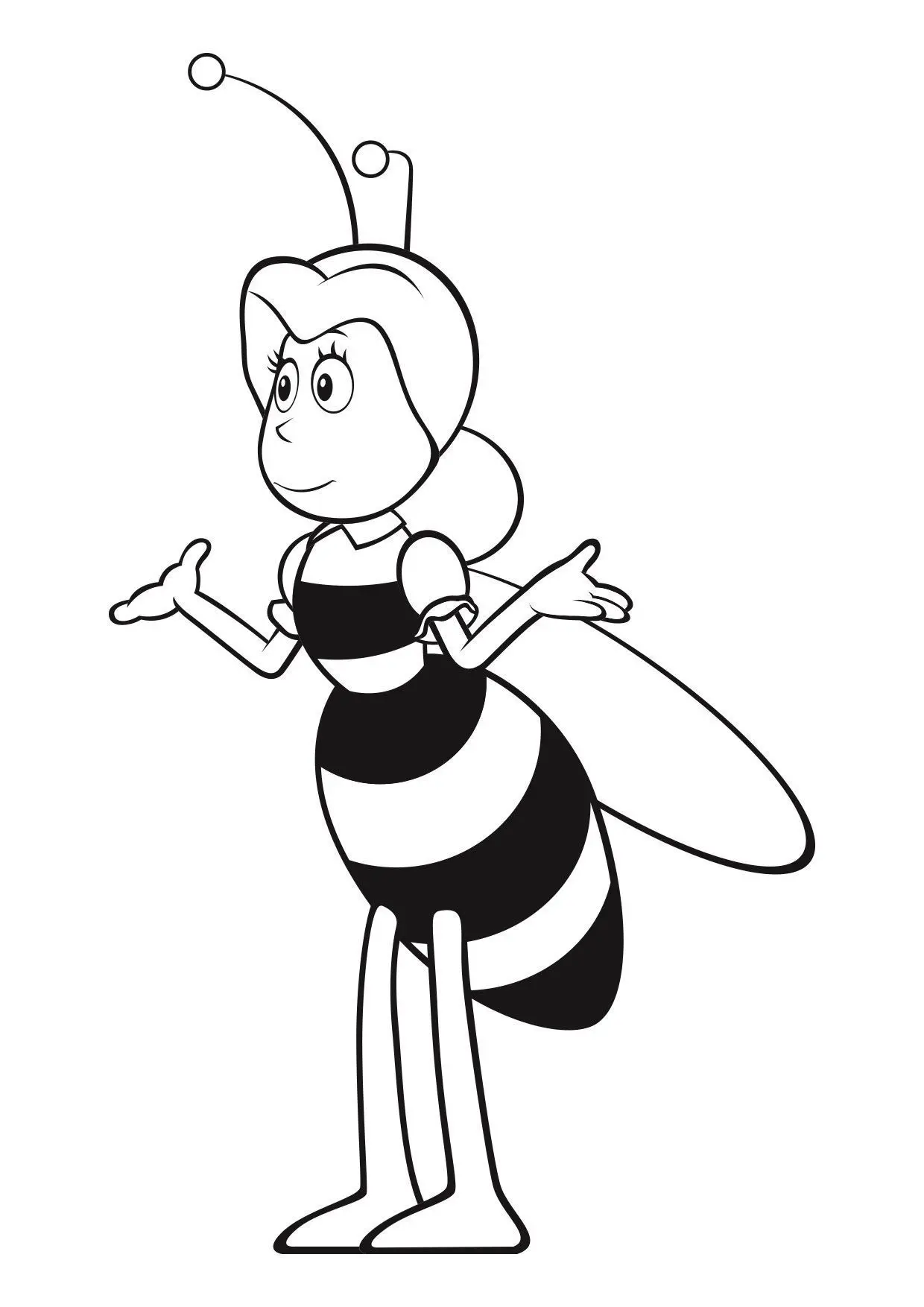 Coloriage Mademoiselle Cassandre - Gulli à imprimer