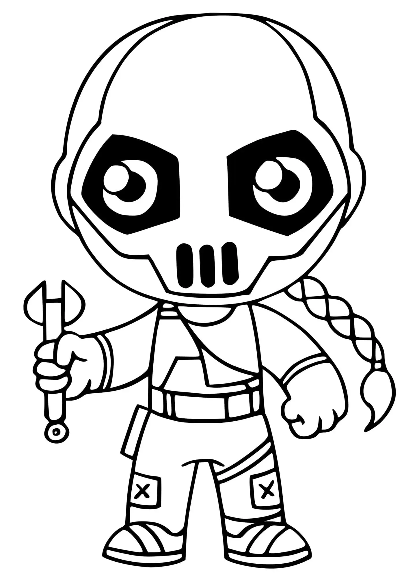 Coloriage Ombre Jules Fortnite - Fortnite à imprimer