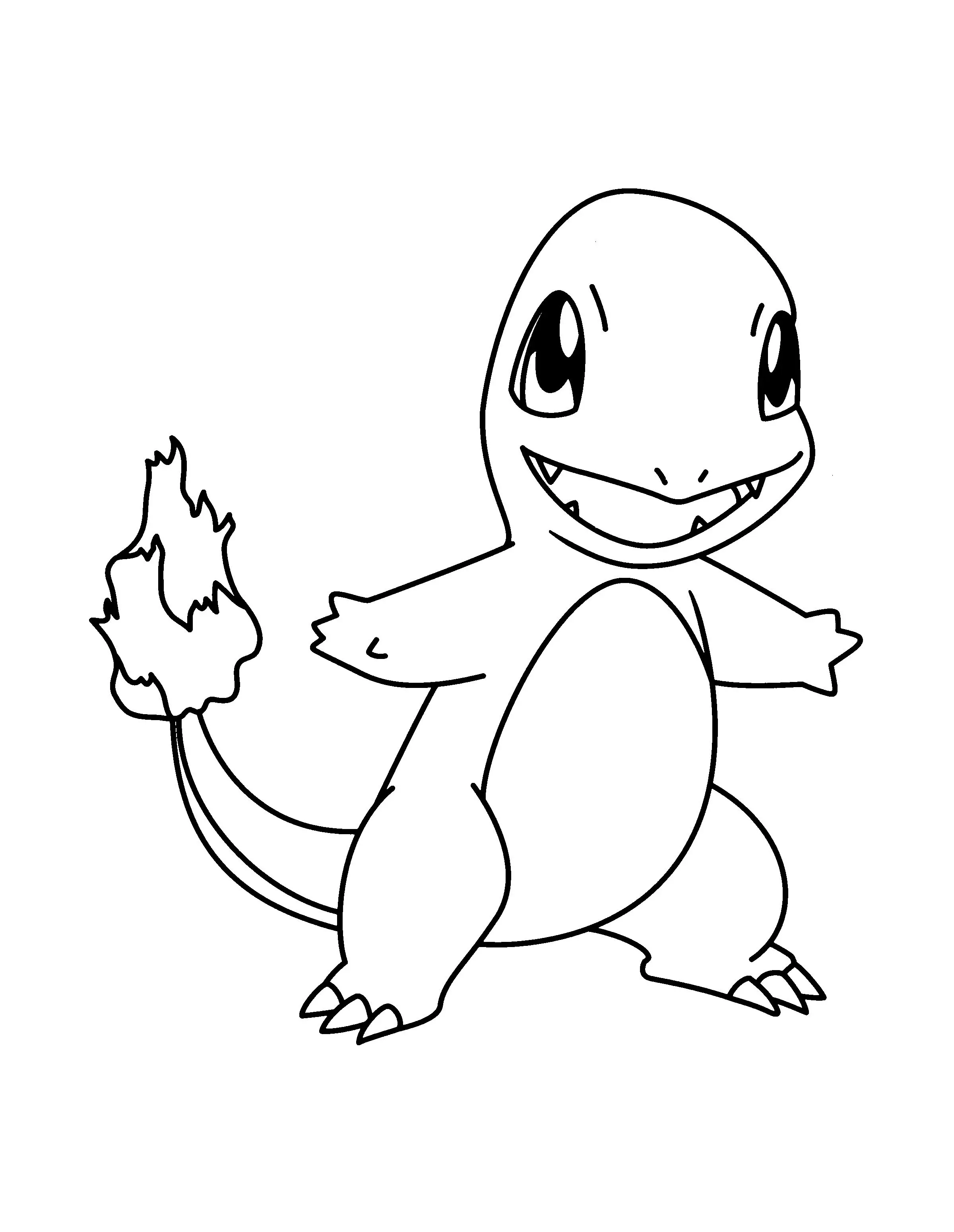 Coloriage Salameche Evolue En Reptincel Puis En Dracaufeu - Chantier à imprimer