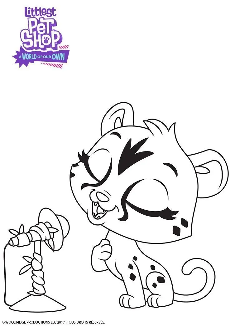 Disegno di Savannah di Littlest Pet Shop da stampare