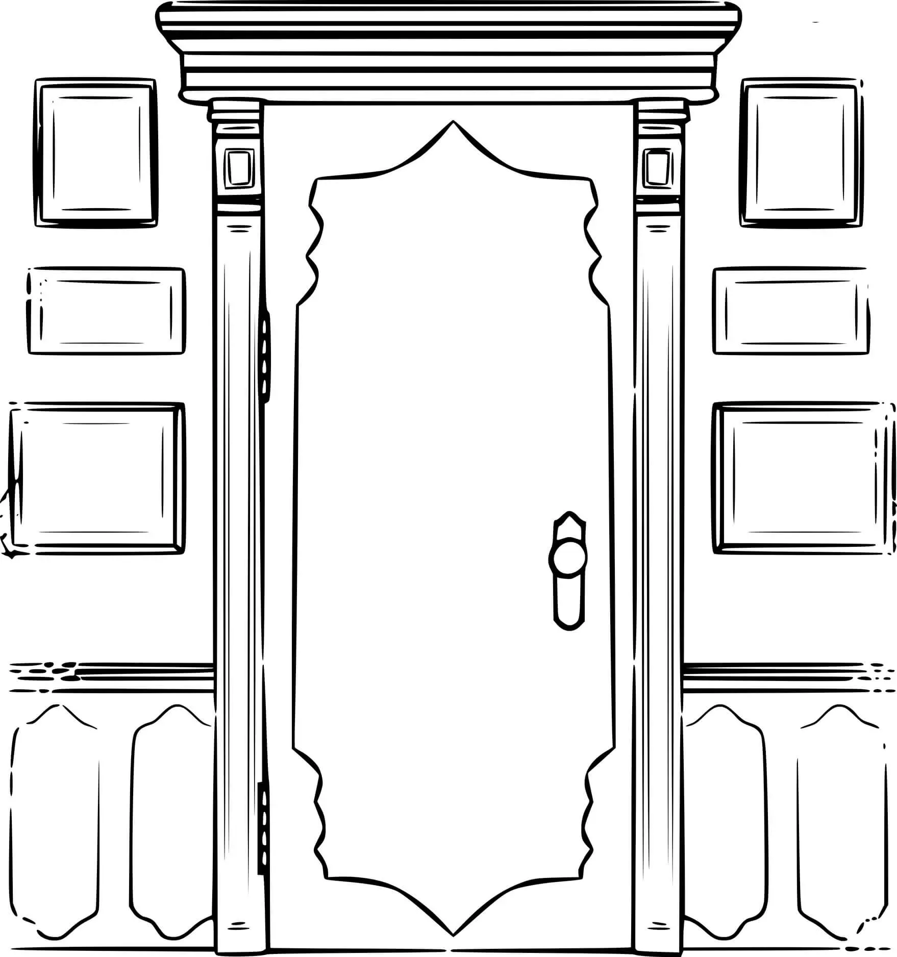 Coloriage The Magic Door - Encanto à imprimer