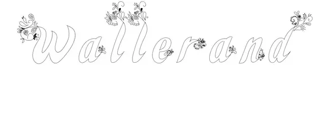 Coloriage Wallerand - Prénom à imprimer