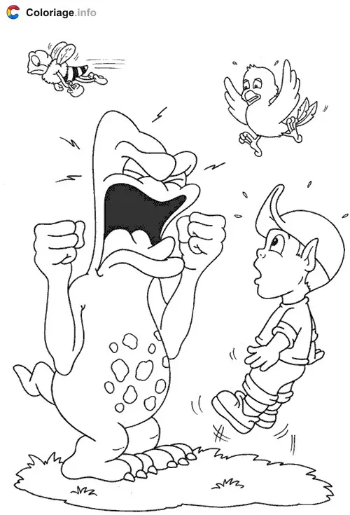 Coloriage Adibou 001 - Adibou à imprimer