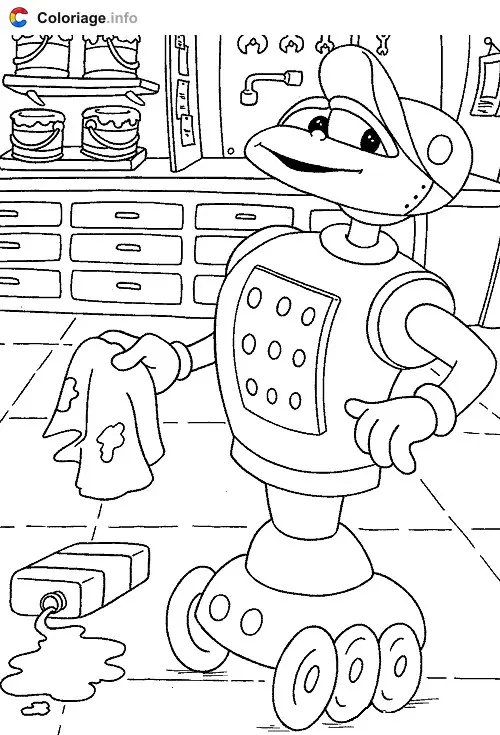 Coloriage Adibou 005 - Adibou à imprimer