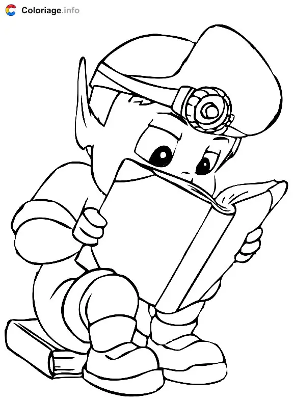 Coloriage Adibou 006 - Adibou à imprimer