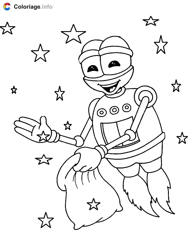 Coloriage Adibou 010 - Adibou à imprimer