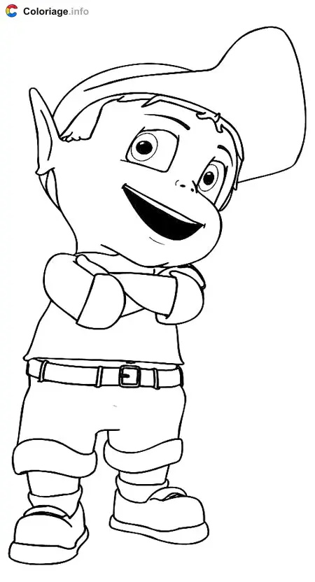 Coloriage Adibou 012 - Adibou à imprimer