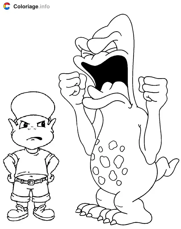 Coloriage Adibou 013 - Adibou à imprimer