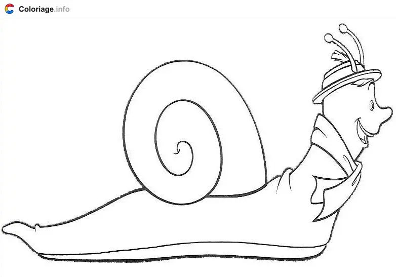 Coloriage Ambroise de profil - Le Manège enchanté à imprimer