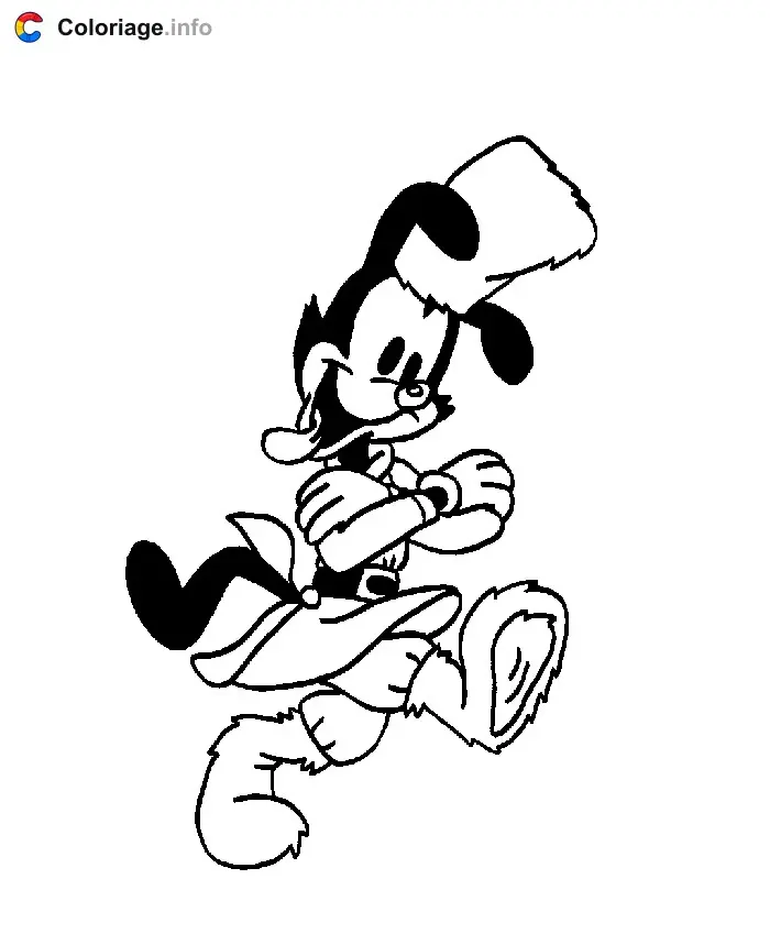 Coloriage Animaniacs 004 - Animaniacs à imprimer