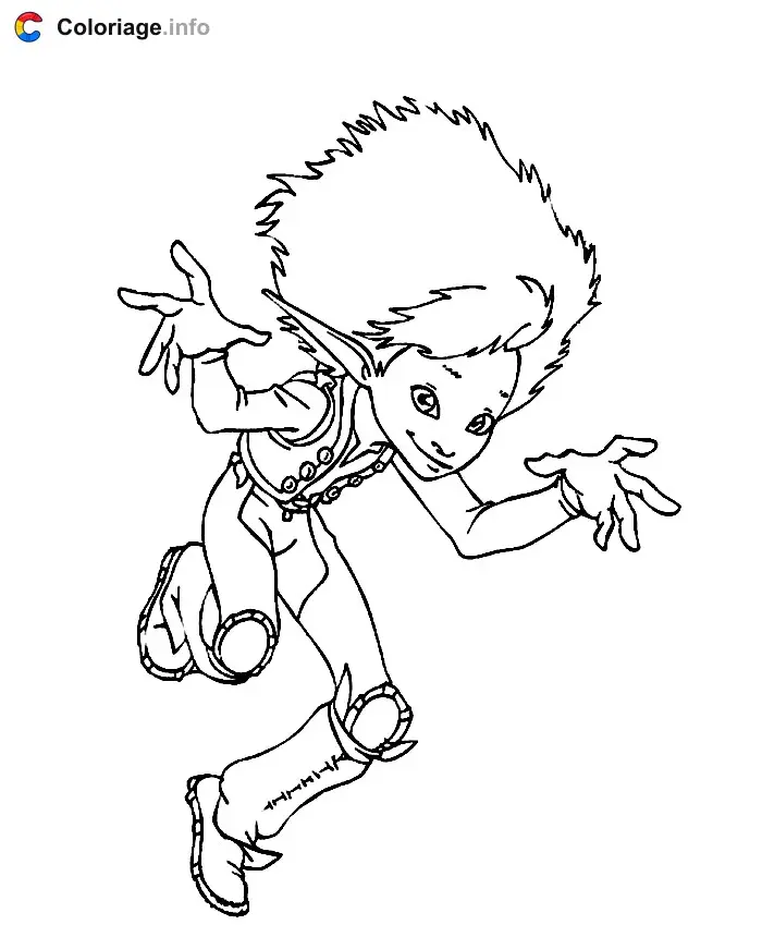 Coloriage Arthur et les Minimoys 003 - Arthur et les Minimoys à imprimer