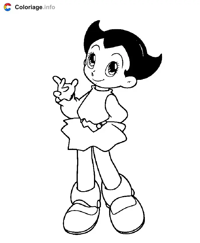 Coloriage Astro Boy 005 - Astro Boy à imprimer