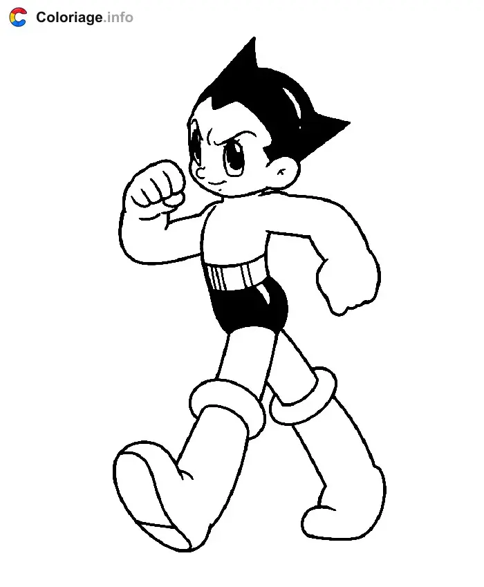 Coloriage Astro Boy 006 - Astro Boy à imprimer