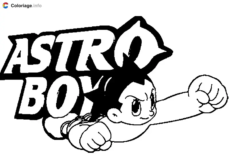 Coloriage Astro Boy 008 - Astro Boy à imprimer