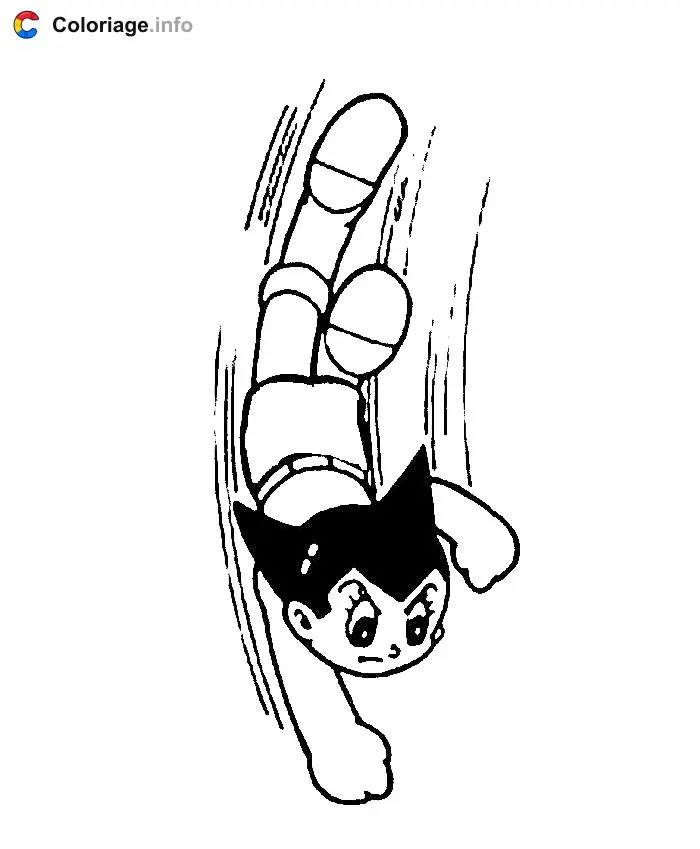 Coloriage Astro Boy 012 - Astro Boy à imprimer