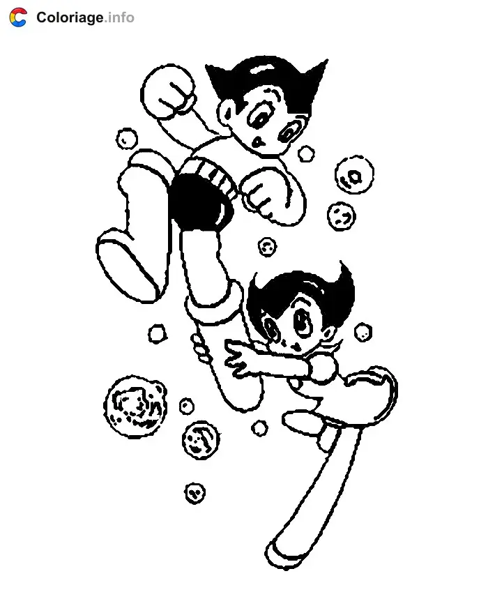 Coloriage Astro Boy 013 - Astro Boy à imprimer