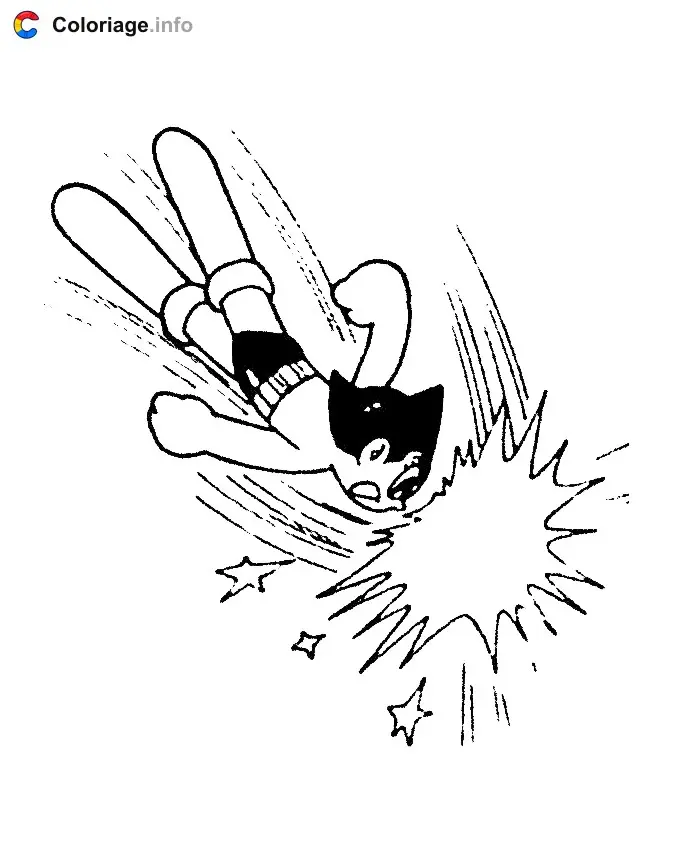 Coloriage Astro Boy 014 - Astro Boy à imprimer