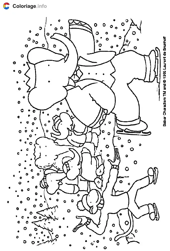 Coloriage Babar 006 - Babar à imprimer