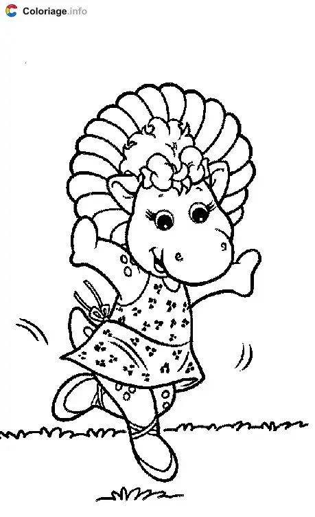Coloriage Barney 002 - Barney à imprimer