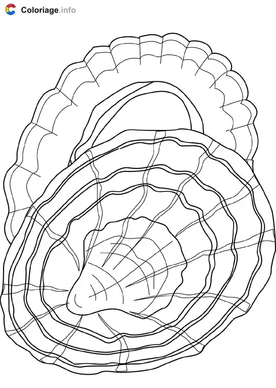 Coloriage Bernique - Crustacés à imprimer
