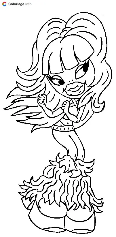Coloriage Bratz 003 - Bratz à imprimer
