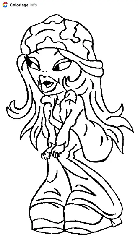 Coloriage Bratz 005 - Bratz à imprimer
