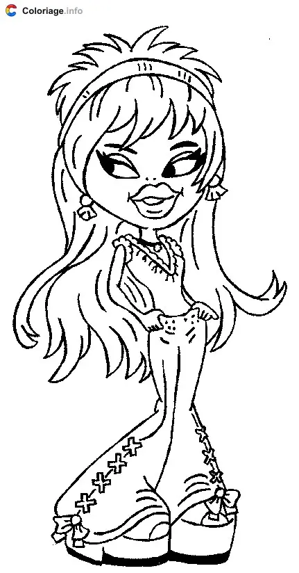 Coloriage Bratz 006 - Bratz à imprimer