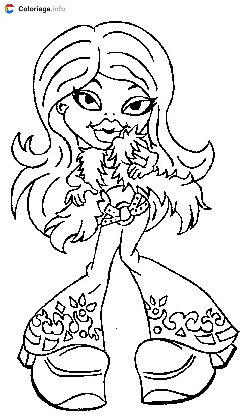 Coloriage Bratz 007 - Bratz à imprimer