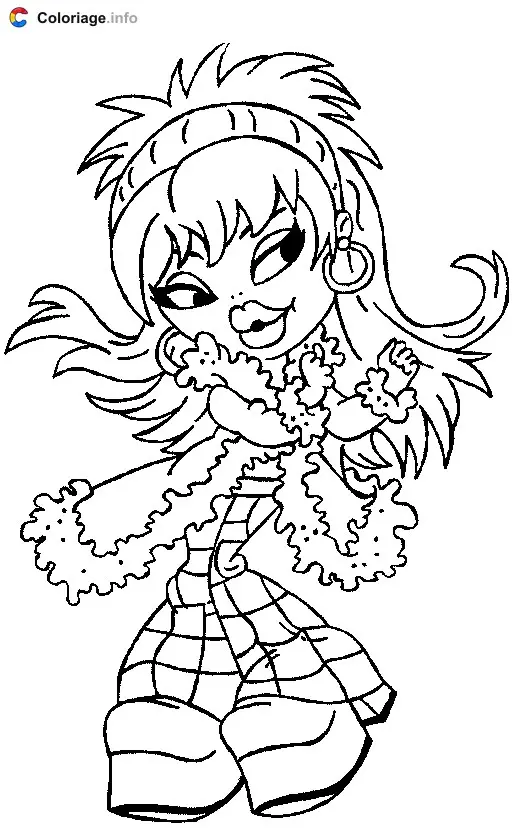 Coloriage Bratz 009 - Bratz à imprimer